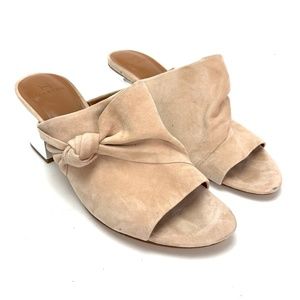 H by Halston Tan Suede Sandals